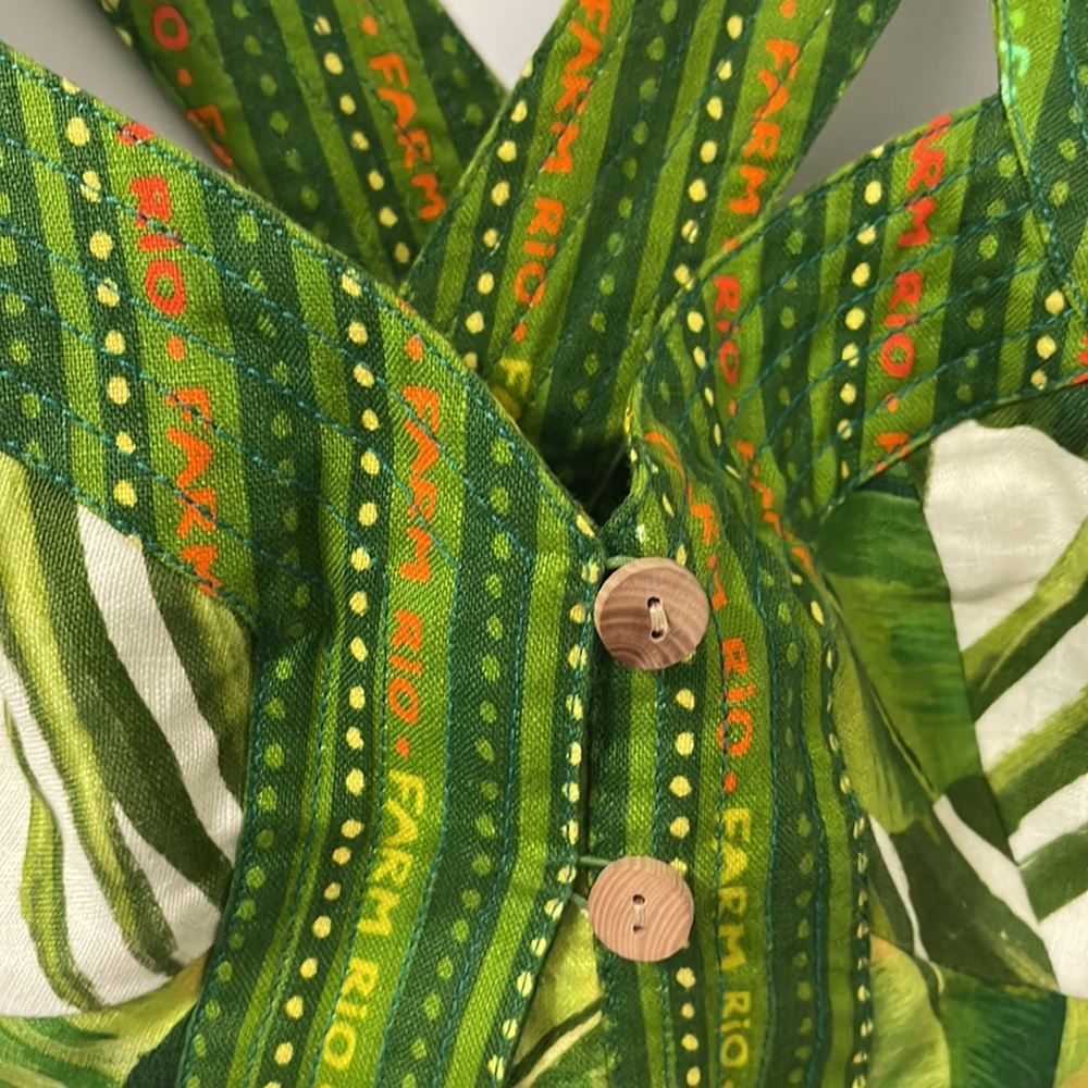 FARM RIO Fresh Forest Scarf Mini Dress - Picture 7 of 10